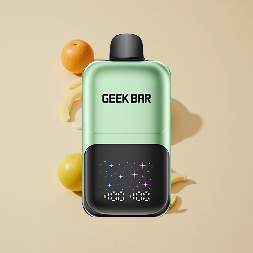 תפוח כפול A&B GEEK BAR 2GO Two Series 50000 Puffs סוללה נטענת עם מסך גדול אינטראקטיבי