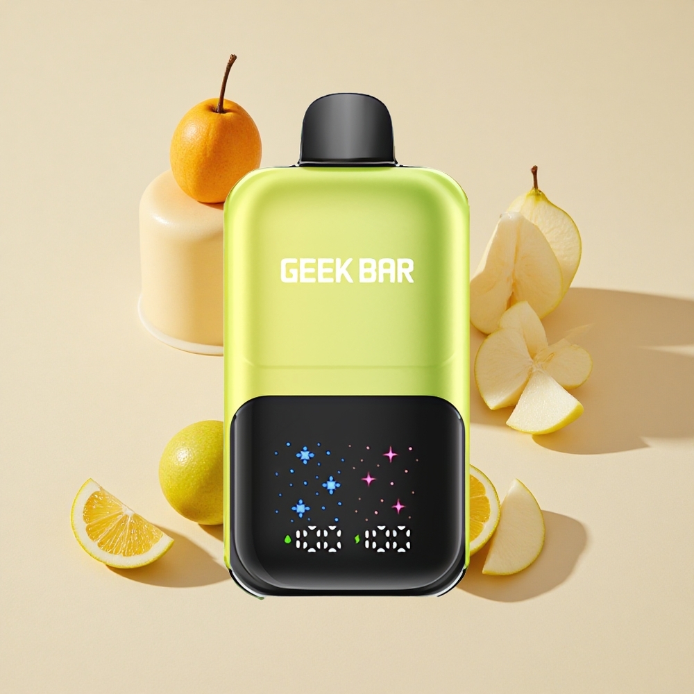 תפוח חמוץ קרח GEEK BAR 2GO סדרת Two 50000 מקטרות סוללה נטענת עם מסך גדול אינטראקטיבי