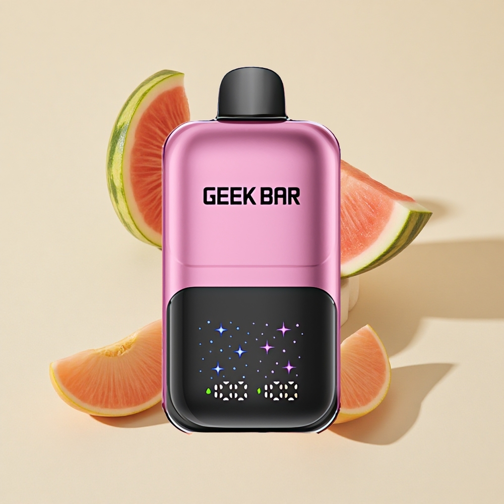 אפרסק ואבטיח GEEK BAR 2GO Two Series 50000 פיות 20 מ"ל סוללה נטענת