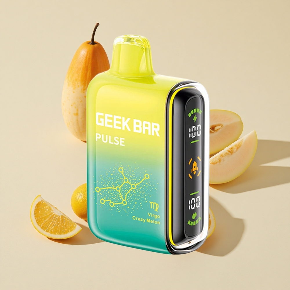 ענבים ותפוחים GEEK BAR Pulse 15,000 שאיפות Zodiac Edition 16ML נוזל 5% ניקוטין 650 mAh
