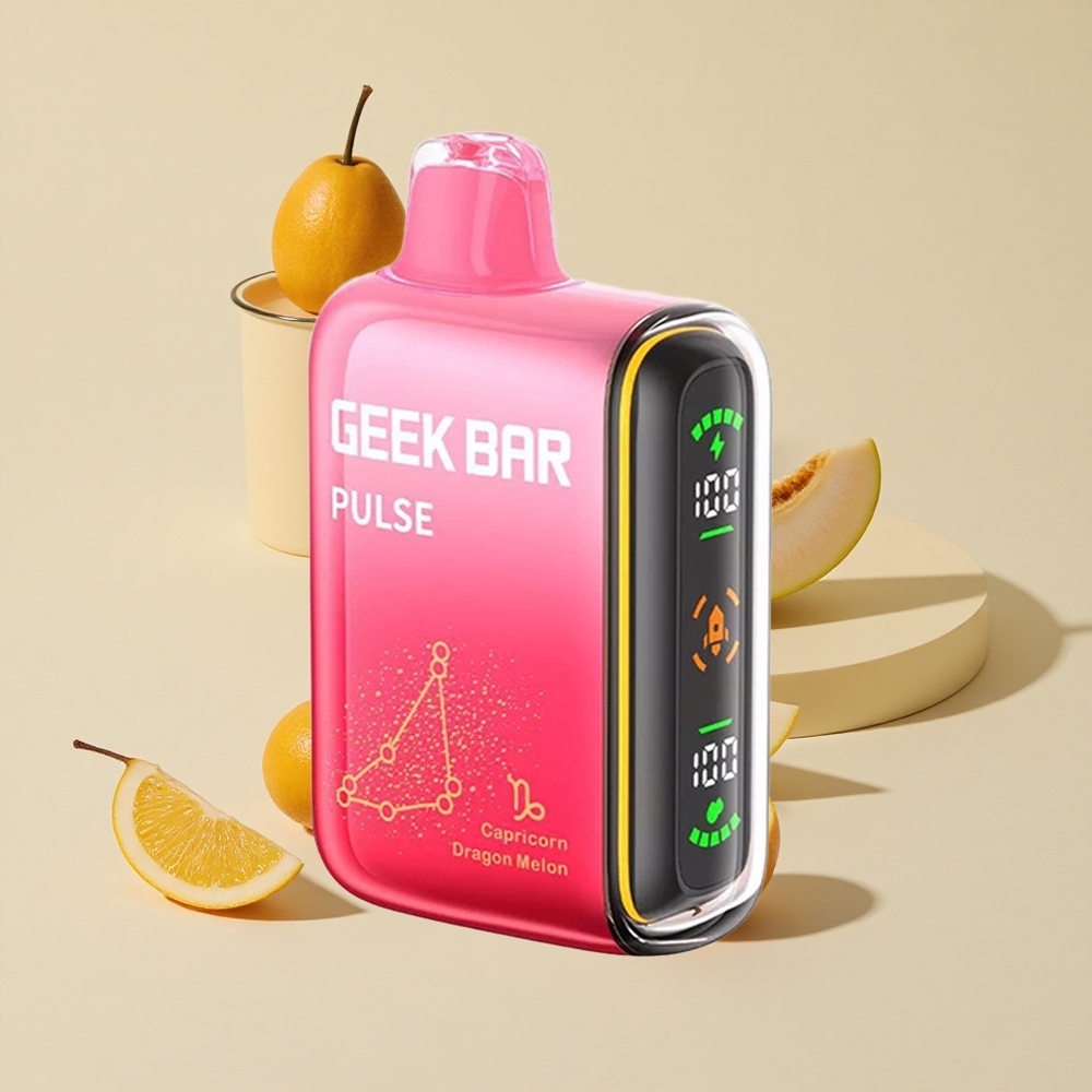 ענבים ותפוחים GEEK BAR Pulse 15,000 שאיפות Zodiac Edition 16ML נוזל 5% ניקוטין 650 mAh