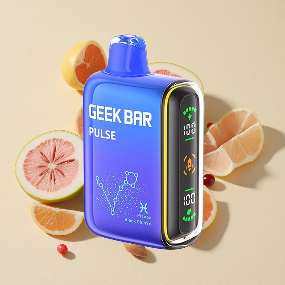 ענבים ותפוחים GEEK BAR Pulse 15,000 שאיפות Zodiac Edition 16ML נוזל 5% ניקוטין 650 mAh