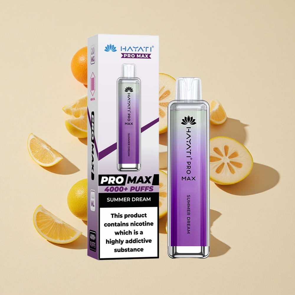 חלום קיץ Hayati Pro Max 4000 Puffs ואפי חד פעמי מצבר נטען 1400mAh
