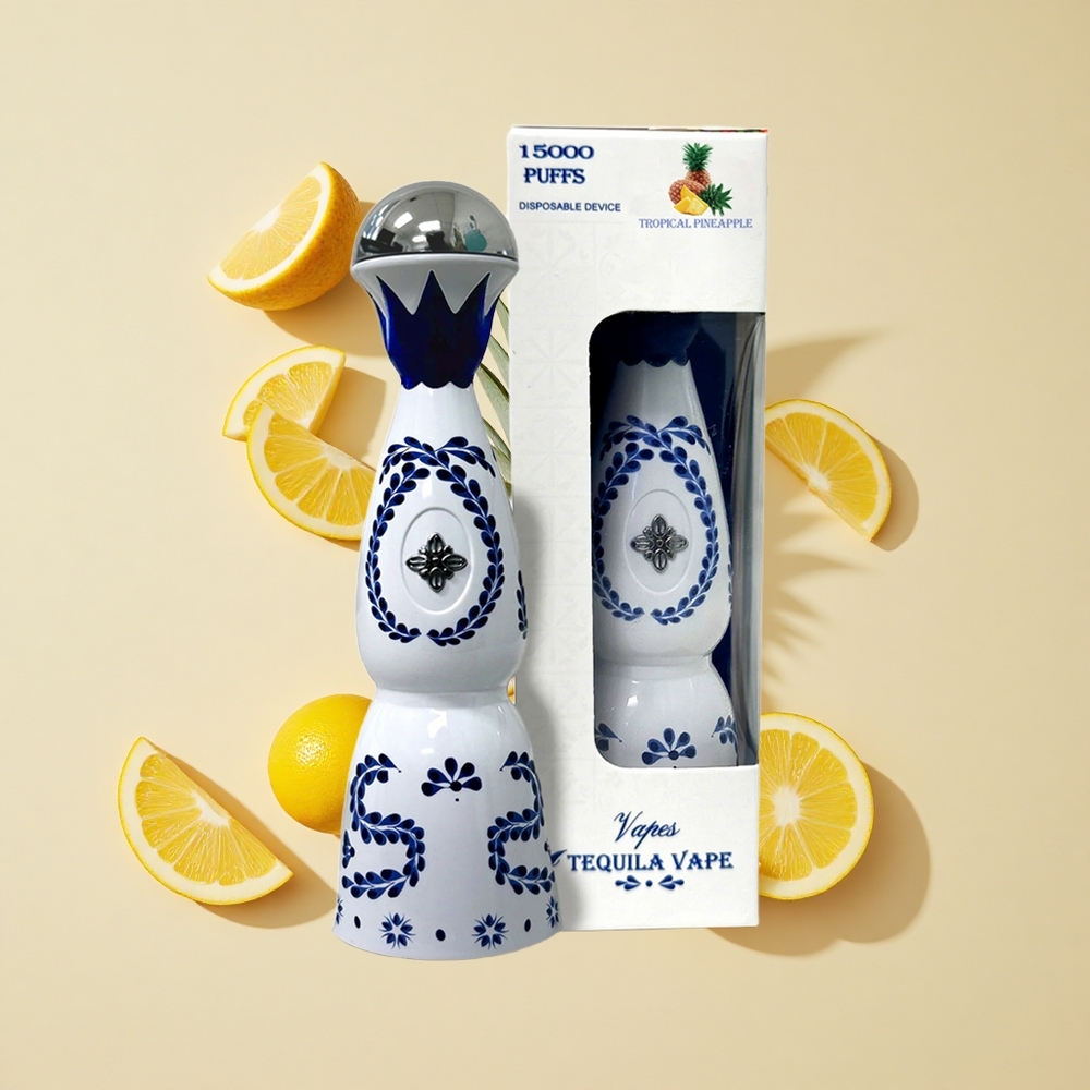 אננס טרופי HUMO Azul 15000 Puffs 20mL מיכל נוזל מלא מראש