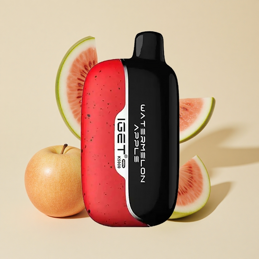 אבטיח תפוח IGET Moon K5000 Puffs מכשיר אידוי חד פעמי עד 5000 שאיפות