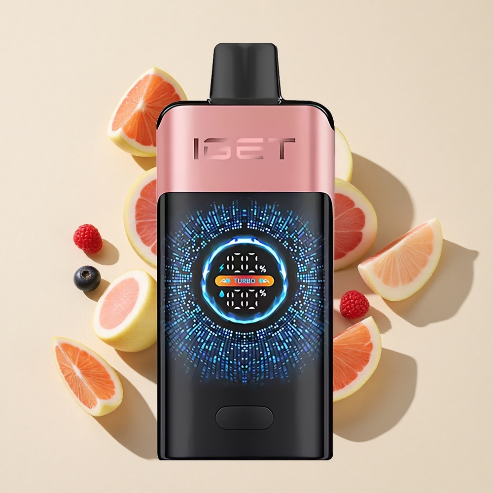 אוכמניות פטל IGET ONE 12000 Puffs ואפי חד פעמי 2700 mAh קיבול סוללה