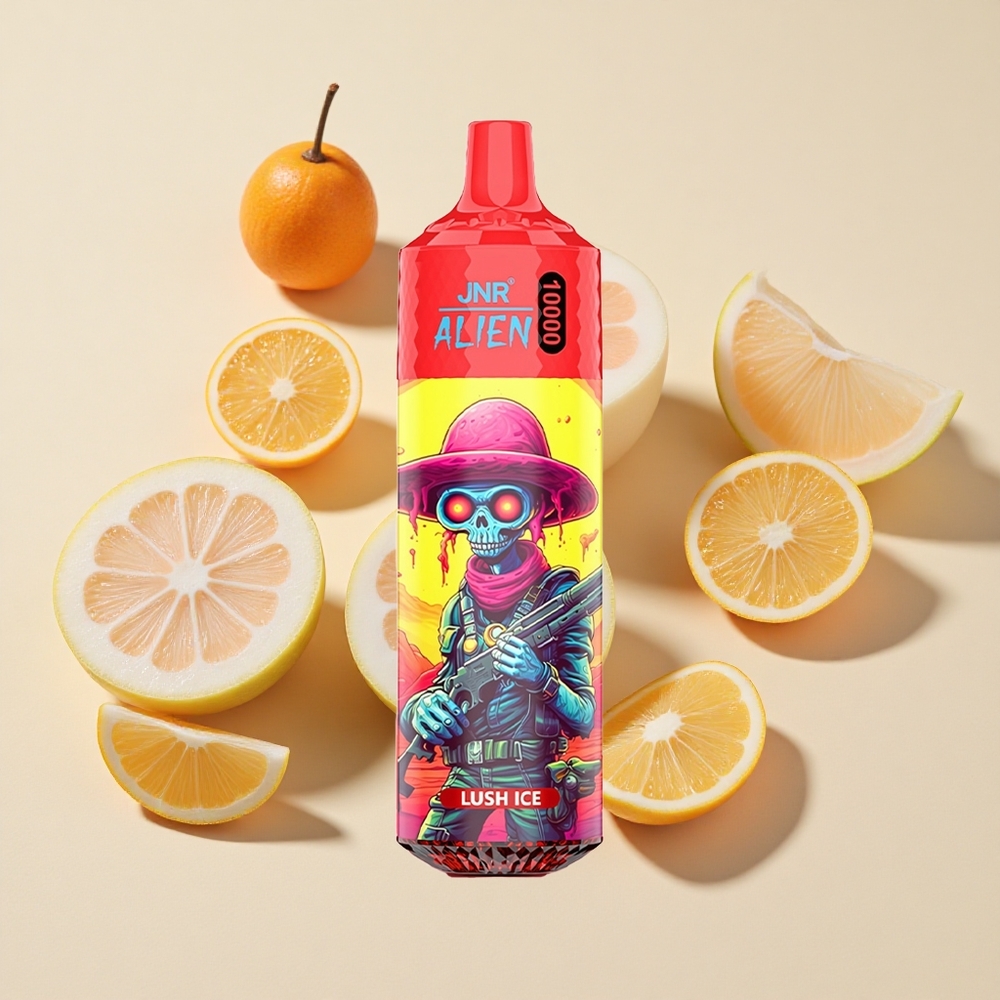 לימון קרח JNR Alien 10000 Puffs מכשיר אידוי חד פעמי עם 20ml נוזל