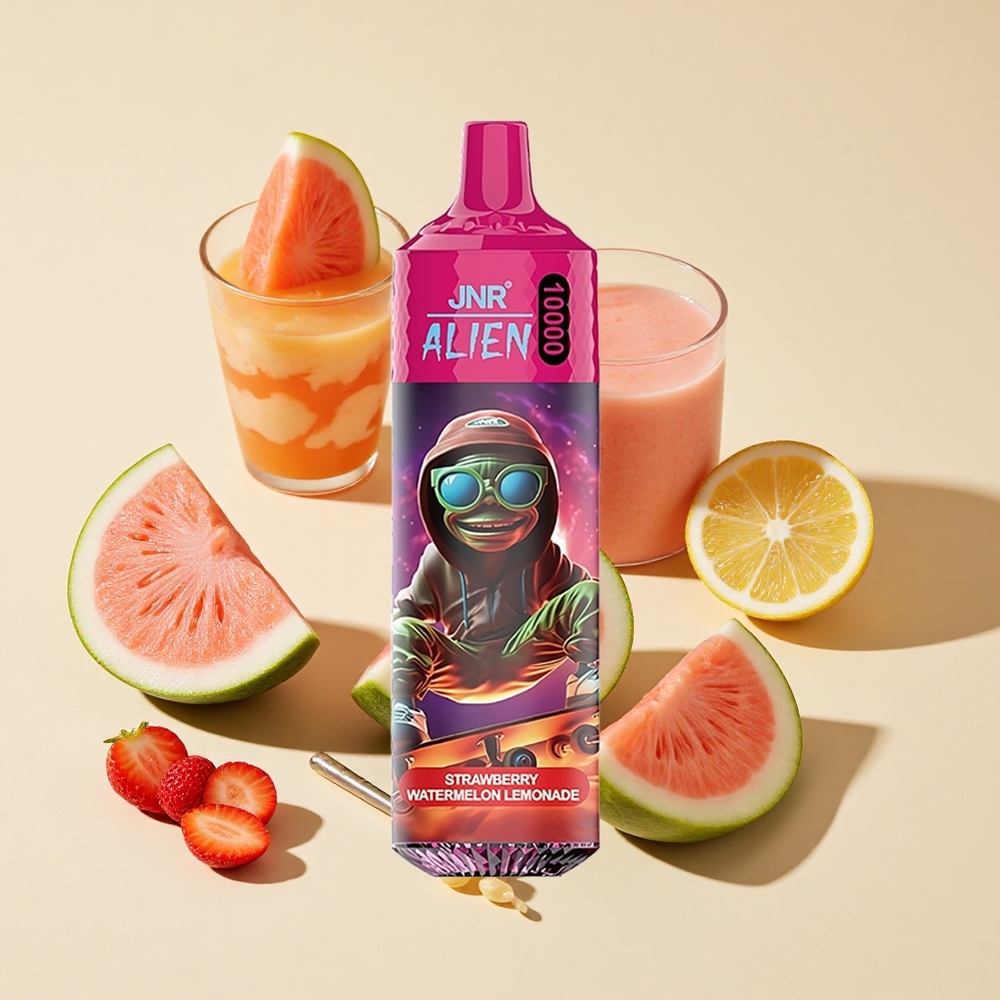 תות אבטיח לימונדה JNR Alien 10000 Puffs 20ml נוזל אלקטרוני