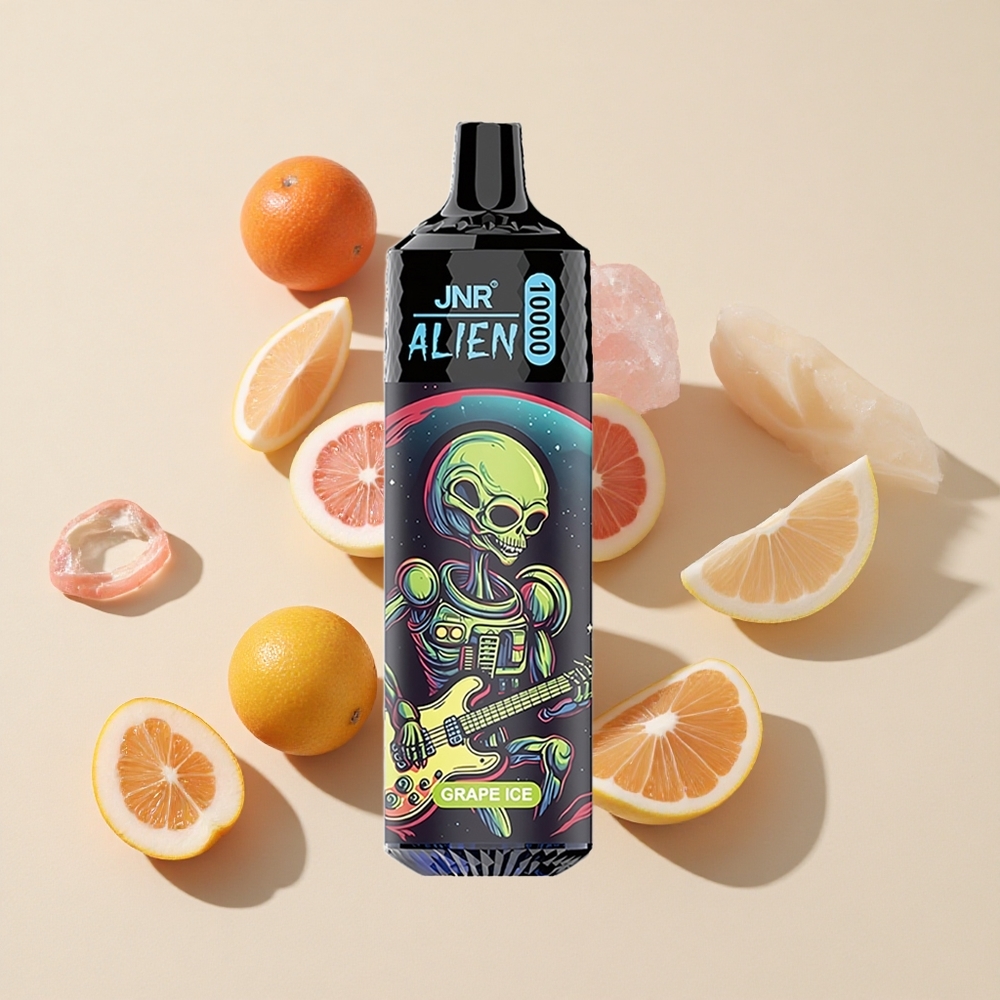 ענבים קרח JNR Alien 10000 Puffs עם סוללת 850mAh