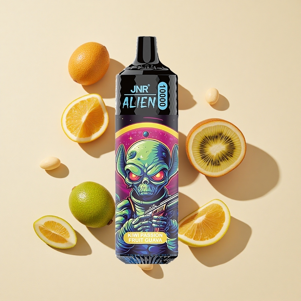קיווי פסיפלורה גויאבה JNR Alien 10000 Puffs סוללה 850mAh