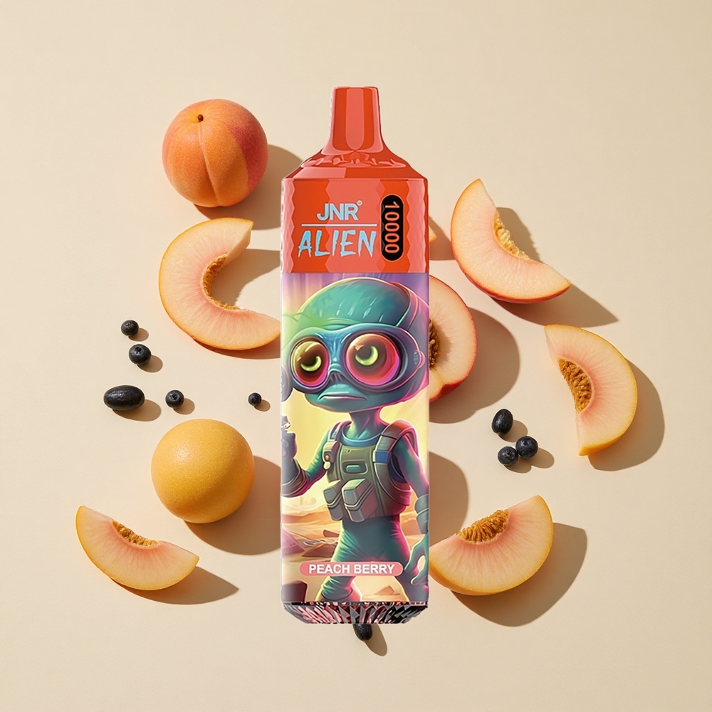 אפרסק יער JNR Alien 10000 Puffs מסיר סוללה 850mAh