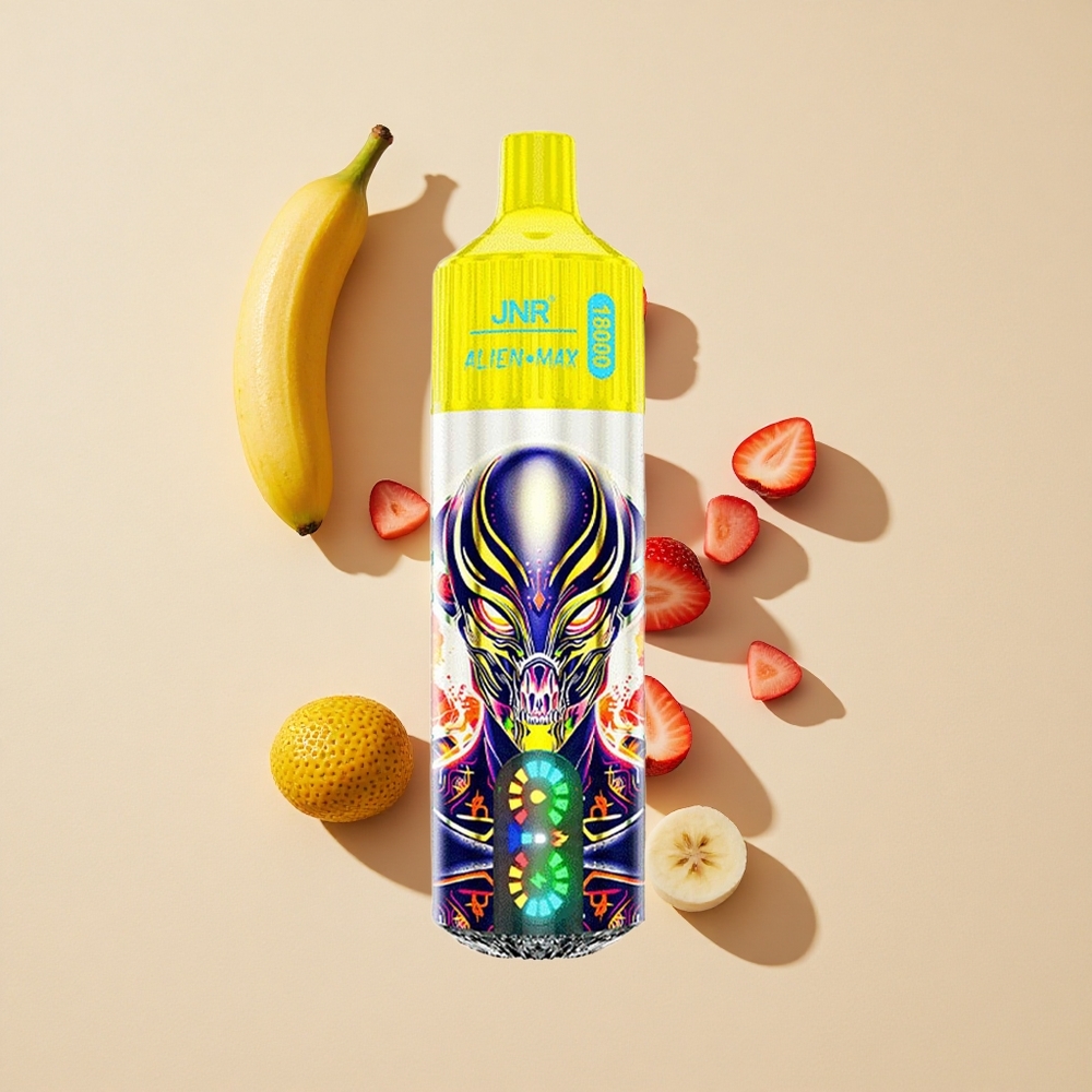 תות בננה JNR Alien Max 18000 פיות 28ml נוזל אלקטרוני