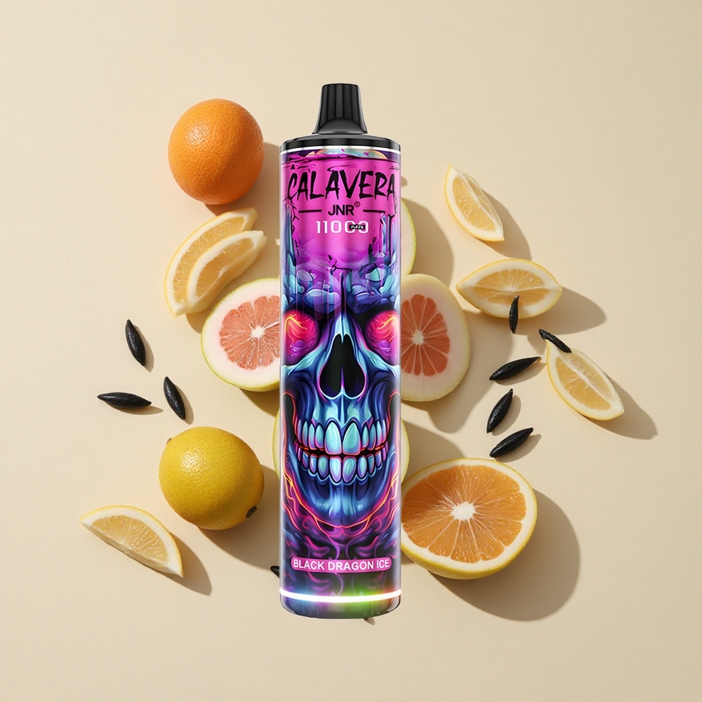 דרגון שחור קרח JNR Calavera 11000 מכשיר אידוי חד פעמי עם סוללת 850 mAh
