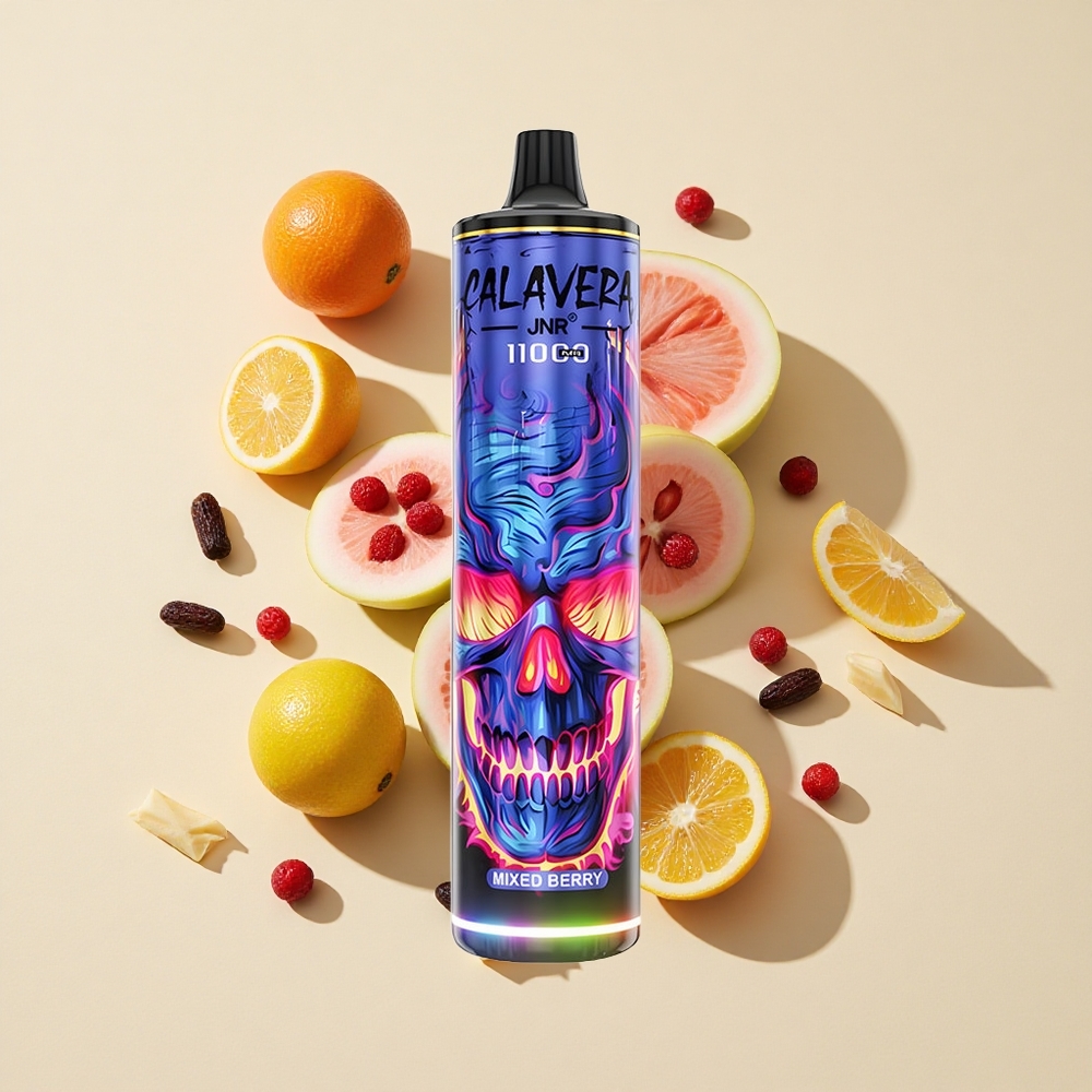 ערבוב פירות יער JNR Calavera 11000 שאיפות סוללה 850 mAh
