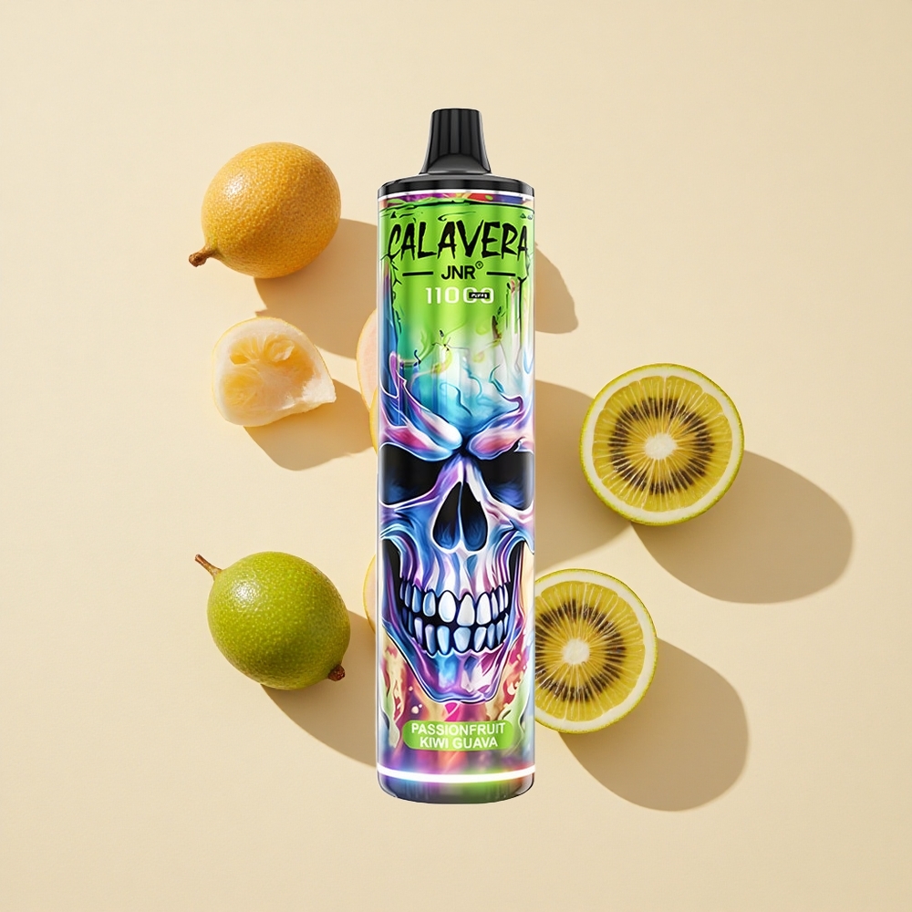 פסיפלורה קיווי גויאבה JNR Calavera 11000 Puffs ואפי חד פעמי 21ml קיבולת נוזל