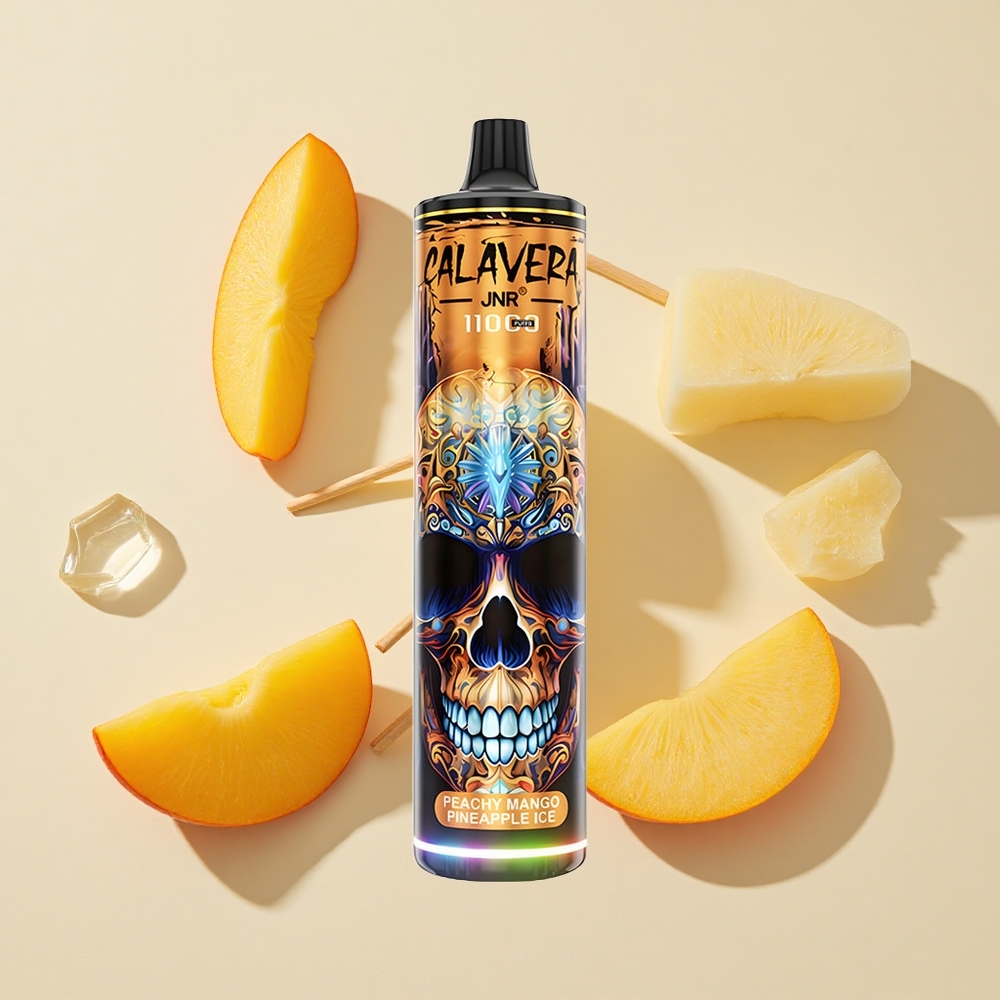 אפרסק מנגו אננס קרח JNR Calavera 11000 Puffs 21ml נפח נוזל
