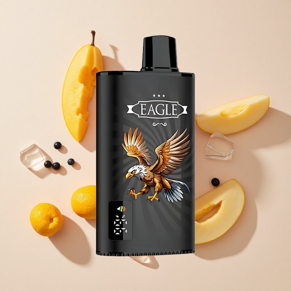 שזיף שחור מנגו קרח JNR EAGLE Smart 23000 Puffs ואפי חד פעמי 25ml קיבולת נוזל