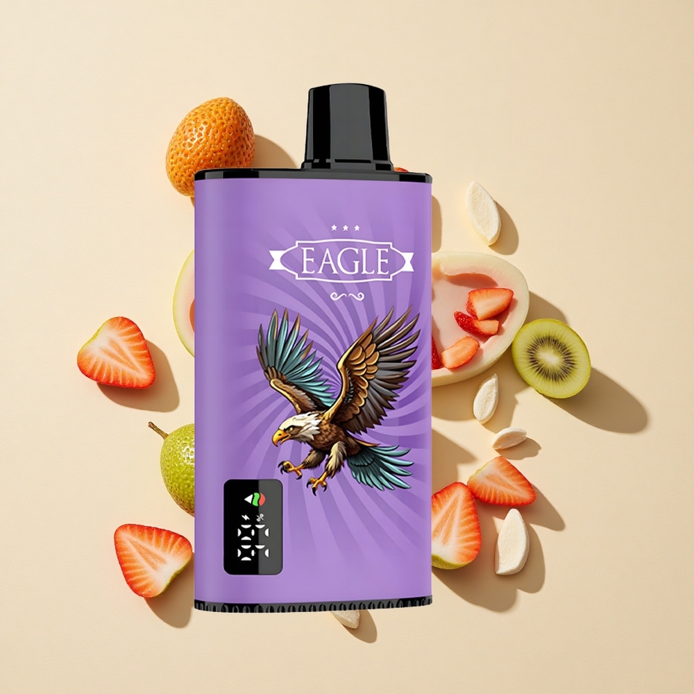 תות קיווי JNR EAGLE Smart 23000 Puffs ואפי חד פעמי סוללה 750mAh
