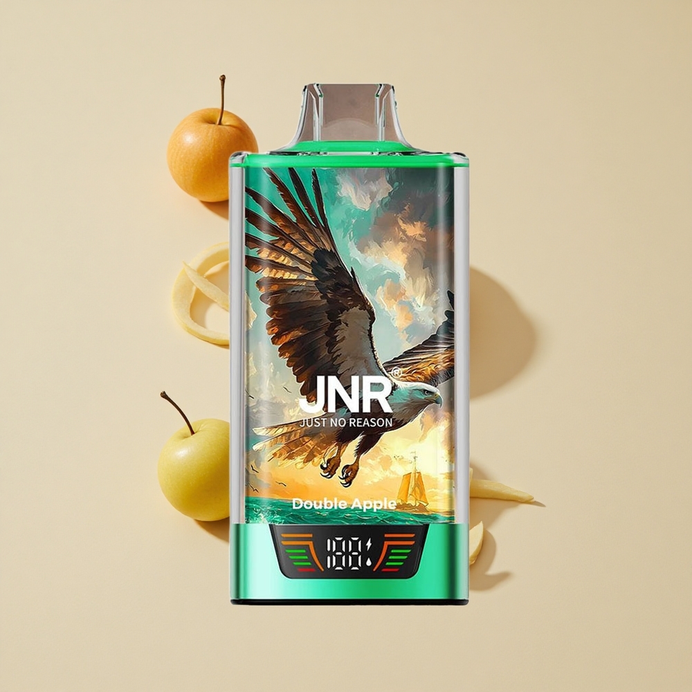 תפוח כפול JNR Falcon Pro 28000 Disposable מקטרת כפולה 28000 שאיפות