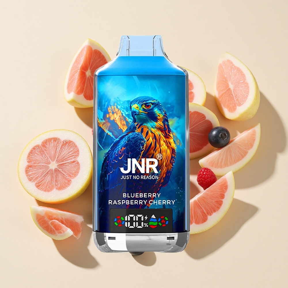 ענבים אוכמניות דובדבנים JNR Falcon X 18000 Puffs 750mAh