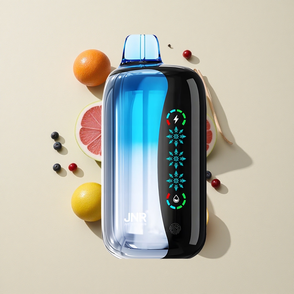 כחול דובדבן פיצוץ JNR Flex Ice 21000 Puffs ואפי חד פעמי 26ml נוזל