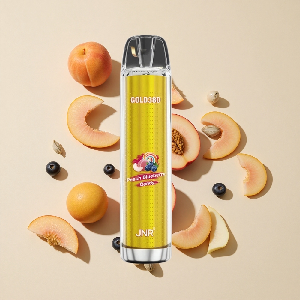אפרסק אוכמניות JNR Glod380 6000 מקטרות חד-פעמי 1500mAh
