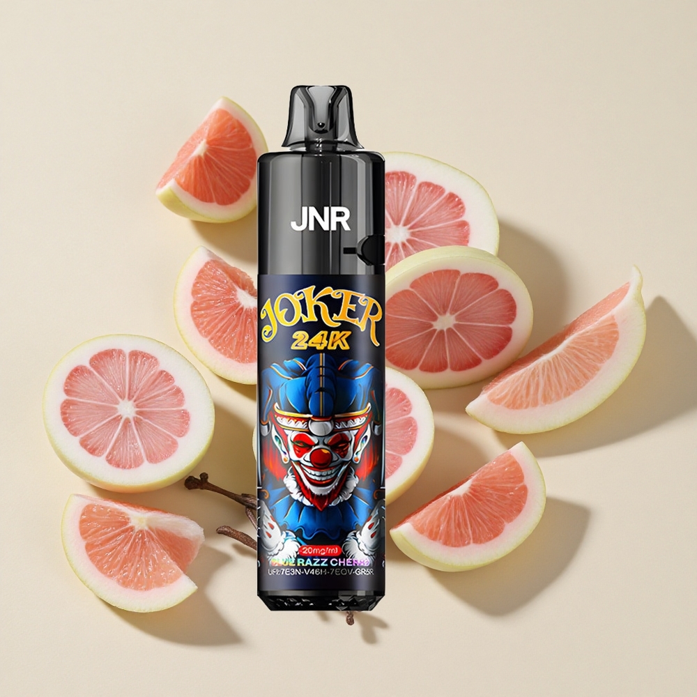 Blue Razz Cherry (כחול פטל דובדבן) JNR Joker 24K Puffs ואפי חד פעמי 24000 Puffs (24000 שאיפות)