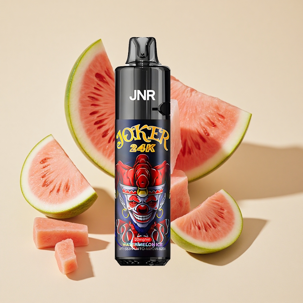 אבטיח קרח JNR Joker 24K Puffs ואפי חד פעמי 2% תוכן ניקוטין