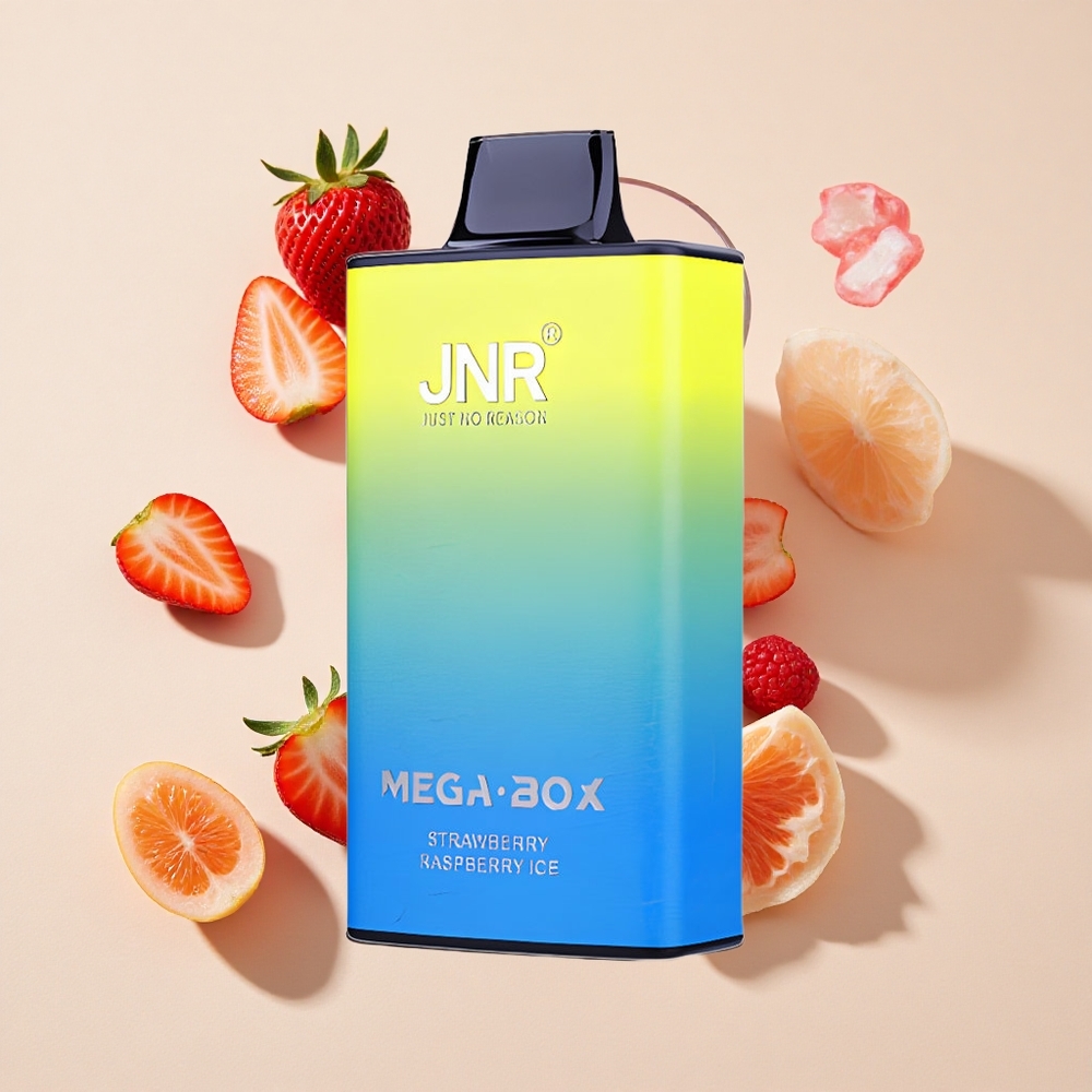 תות פטל קרח JNR מגה בוקס 25000 משיכות 30 מ"ל