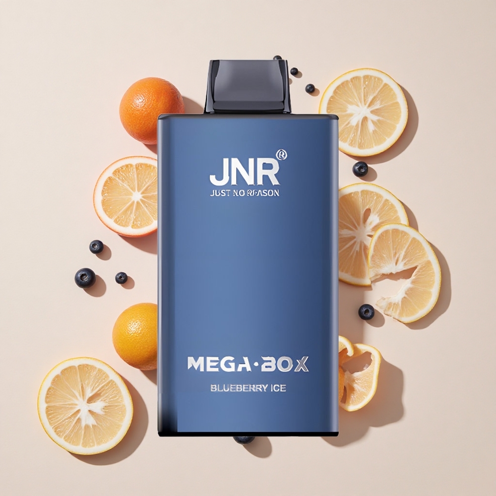 בלו-ברי אייס JNR מגה בוקס 25000 מקטרות חד-פעמי 30ml