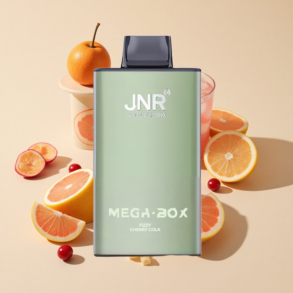 קולה דובדבן תוסס JNR מגה בוקס 25000 שאיפות 30ml