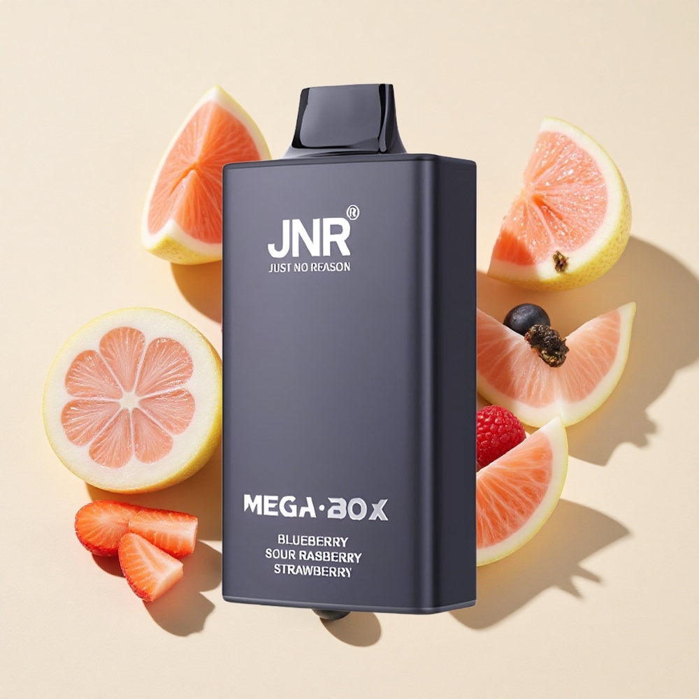 תות חמוציות כחול JNR מגה בוקס 25000 מקטרות 850mAh סוללה