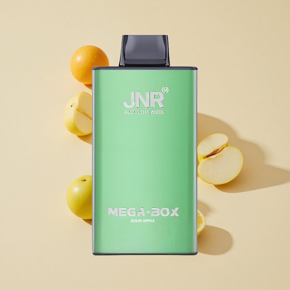 תפוח חמוץ JNR מגה בוקס 25000 שאיפות סוללה 850mAh