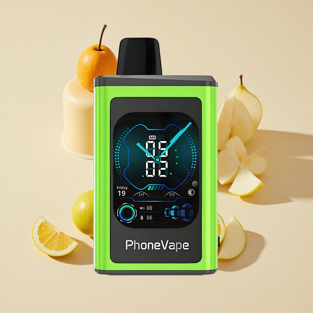 תפוח חמוץ קרח JNR PhoneVape 30000 מקטרות סוללה נטענת 850mAh