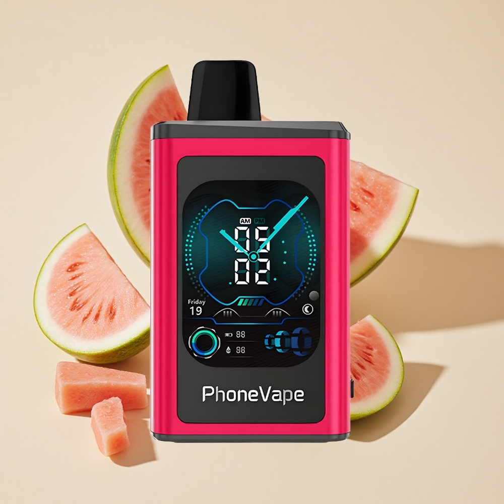 אבטיח קרח JNR PhoneVape ואפי חד פעמי 30000 puffs סוללה נטענת 850mAh Type-C