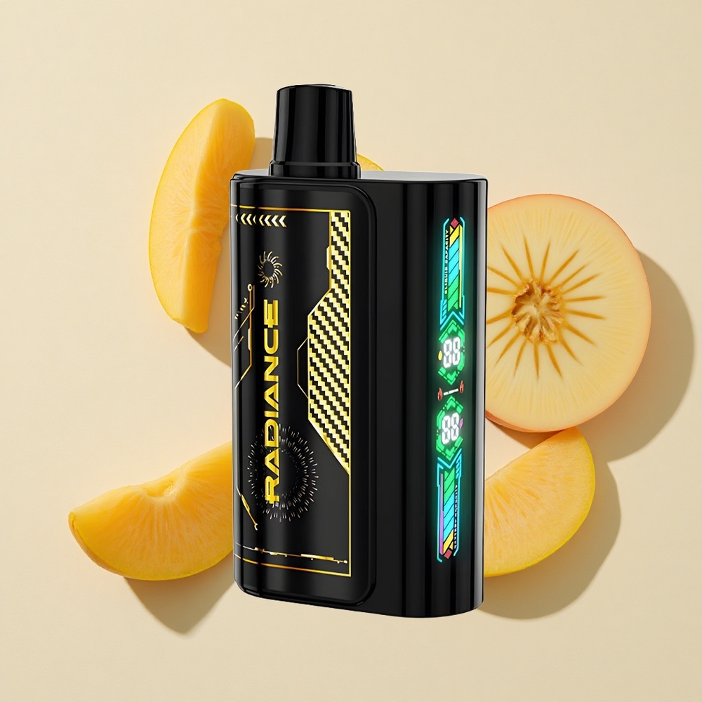 אפרסק מנגו אננס JNR Radiance 31000 מכשיר אידוי חד פעמי עם סוללה נטענת 950 mAh