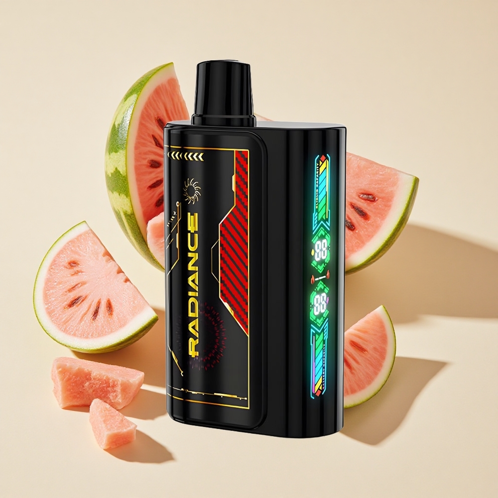 אבטיח קרח JNR Radiance 31000 Puffs מאייד חד פעמי עם סוללה נטענת 950 mAh