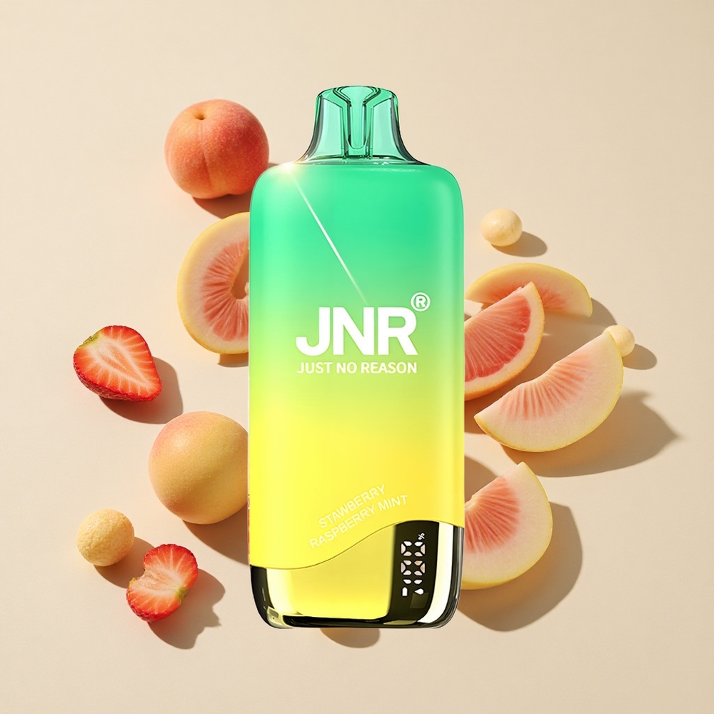 תות-אפרסק-נענע JNR Rainbow 10500 מקטרות סוללה 600mAh