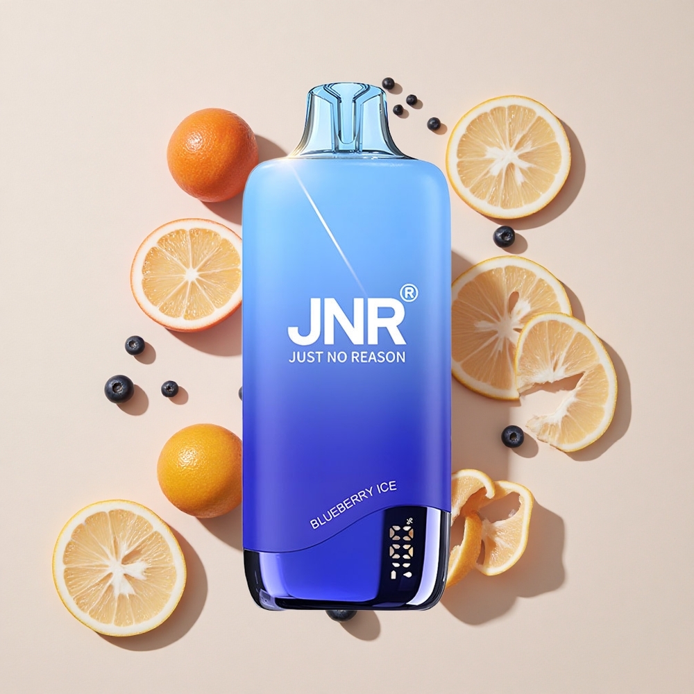 כחול-קרח JNR Rainbow 10500 Puffs ואפי חד פעמי 18ml מיכל נוזל