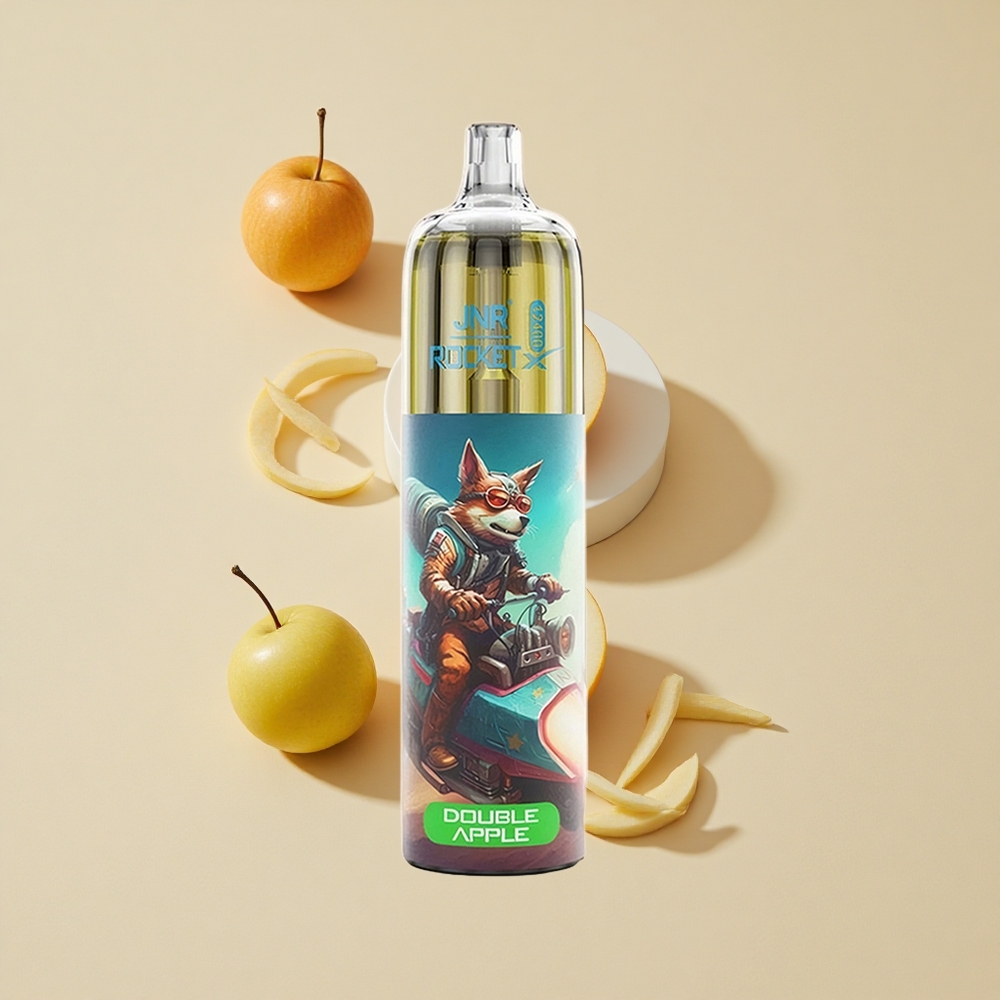 תפוח כפול JNR Rocket-X 12400 Puffs ואפי חד פעמי 25ml קיבולת נוזל