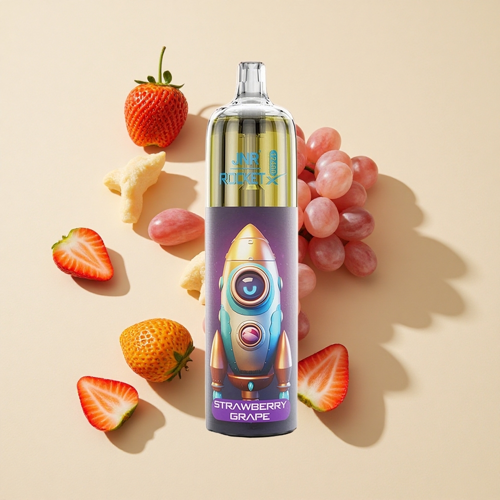 תות ענבים JNR Rocket-X 12400 Puffs ואפי חד פעמי סוללה 850mAh