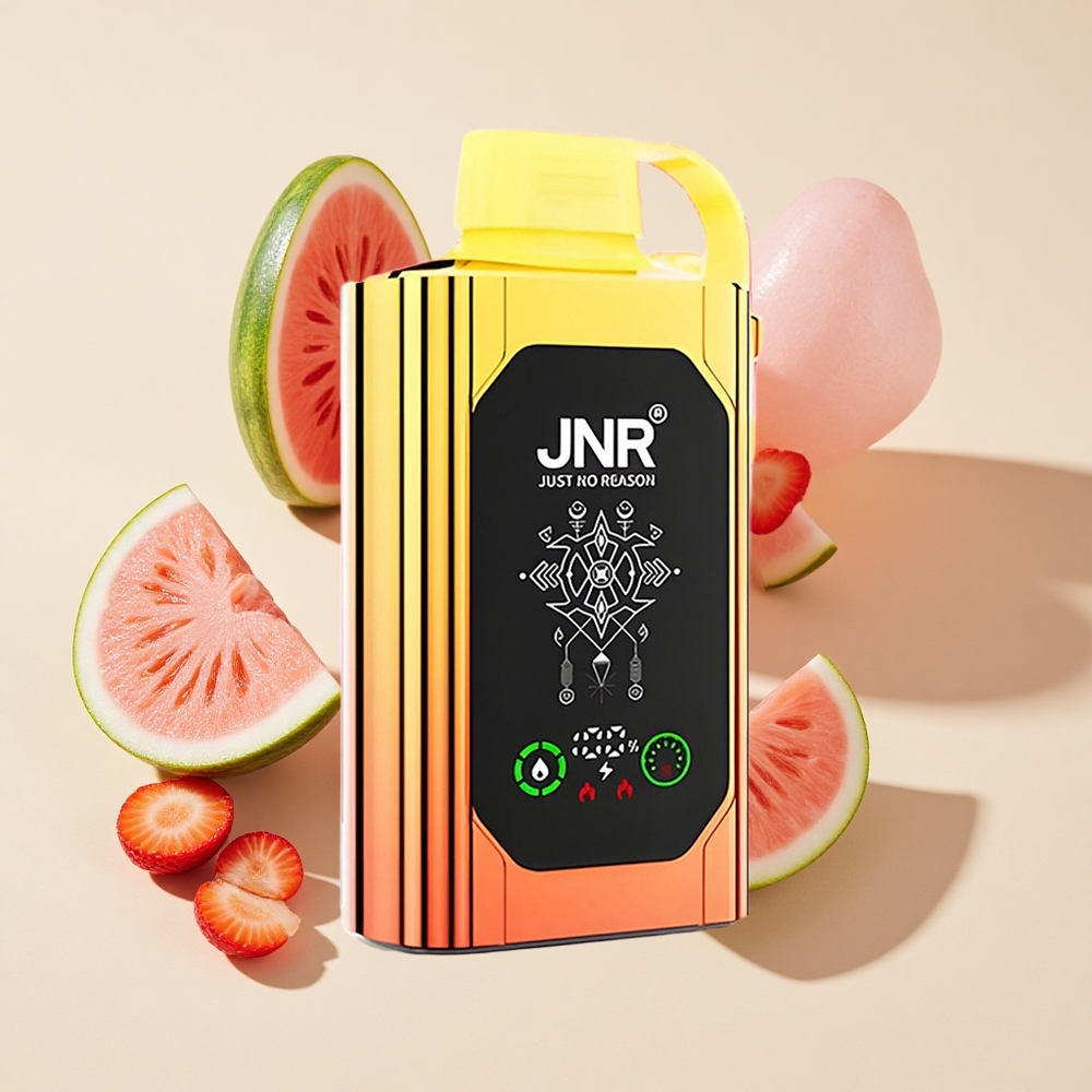 אבטיח תות מסטיק בועות JNR Shisha Hookah Box 20500 Puffs 25ml נוזל 1000mAh סוללה