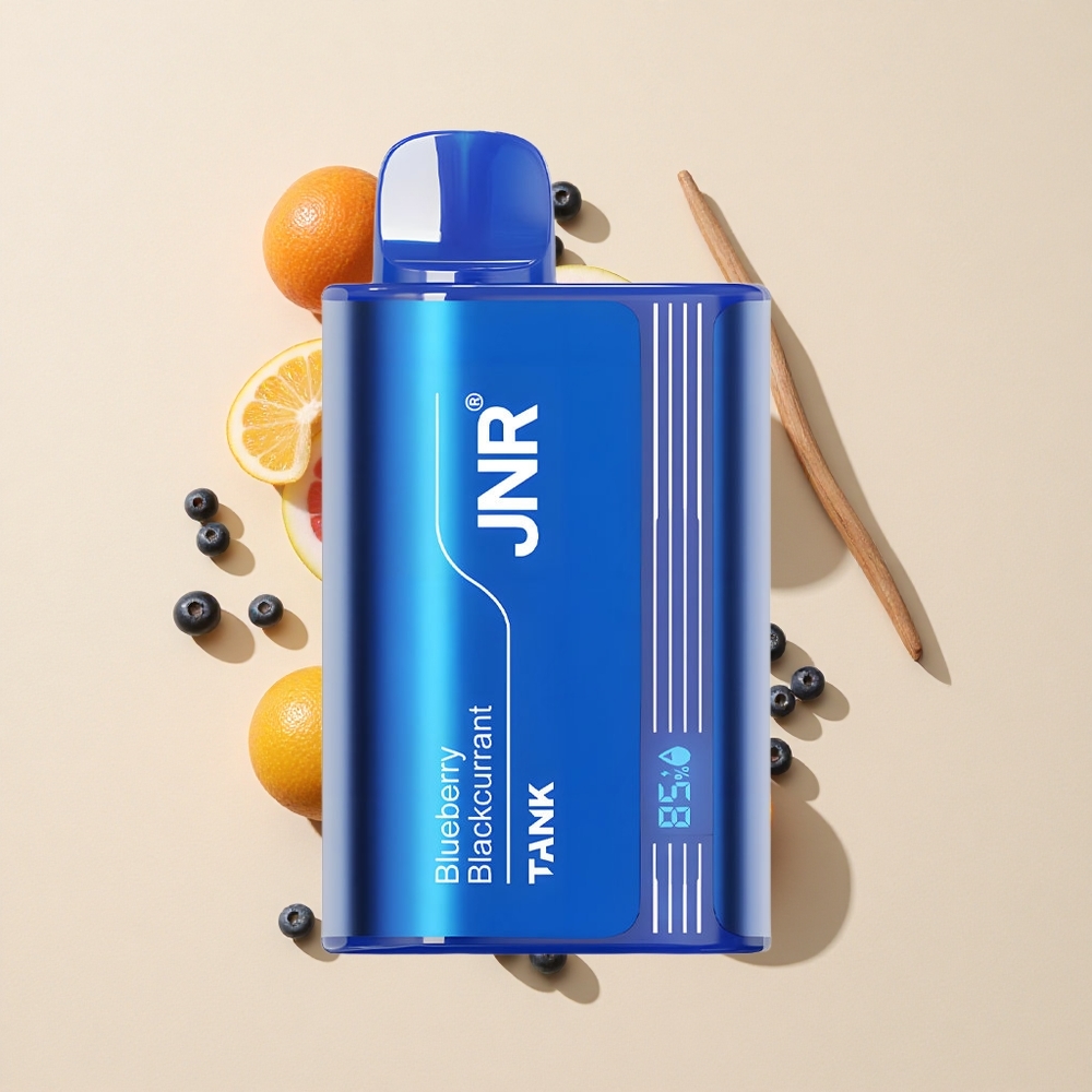 טעם בלאקברי וכיסומית JNR Tank 10000 Puffs ואפי חד פעמי סוללה 650mAh