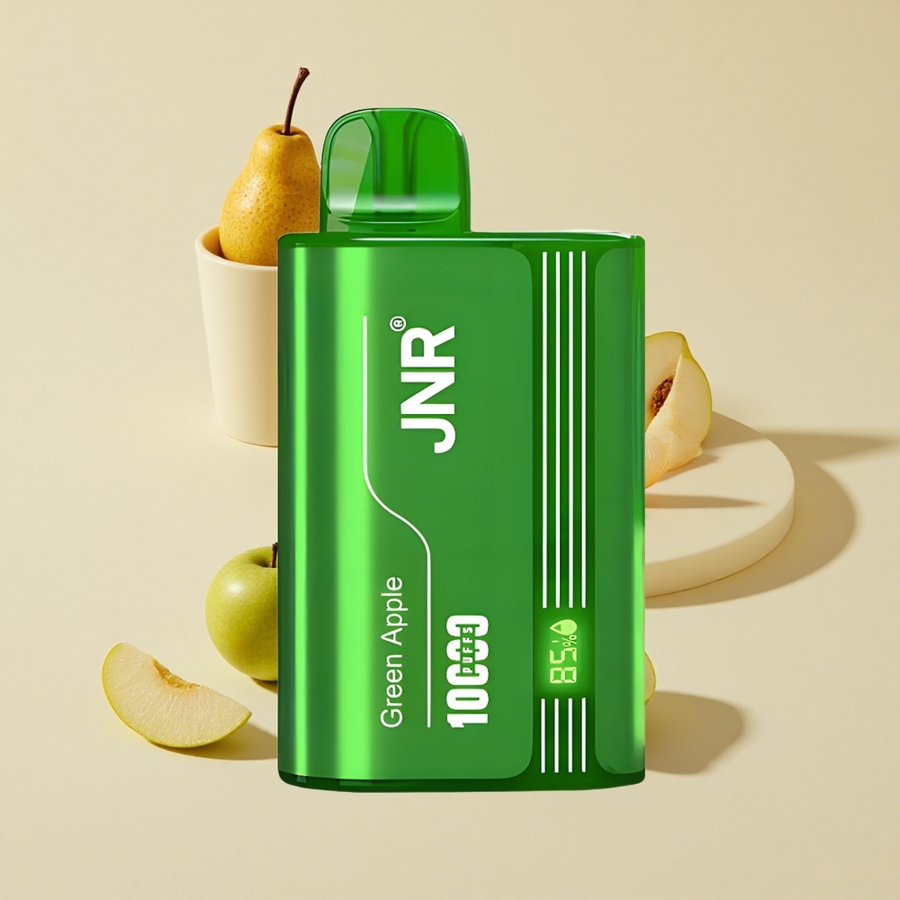 תפוח ירוק אפרסק אגס JNR Tank 10000 Puffs ואפי חד פעמי סוללה 650mAh