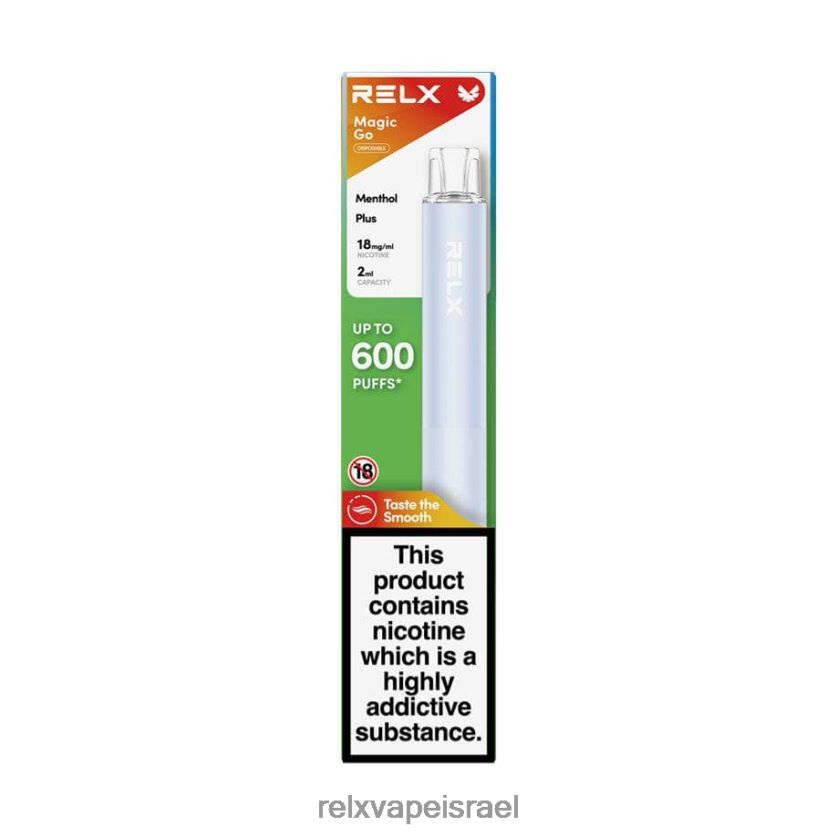 RELX Online Shop | RELX MagicGo ga600 מנטול פלוס 20NZ0T41