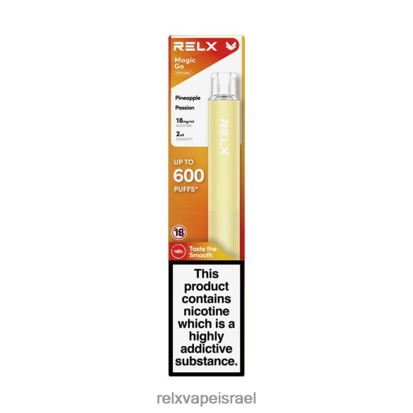 RELX Pods For Sale | RELX MagicGo ga600 תשוקה אננס 20NZ0T39