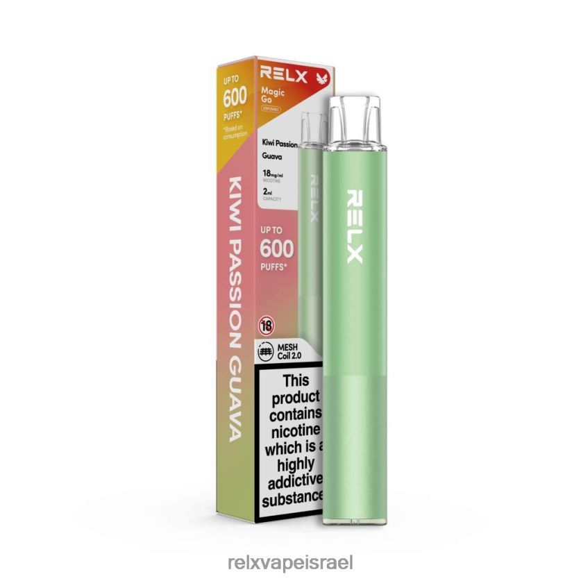 RELX Vape Price | RELX MagicGo ga600 קיווי תשוקה גויאבה 20NZ0T48