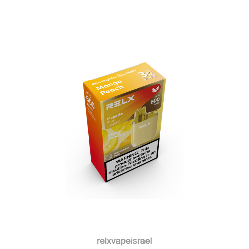 RELX Vape Online | RELX MagicGo פלוס sa600 אפרסק מנגו 20NZ0T56