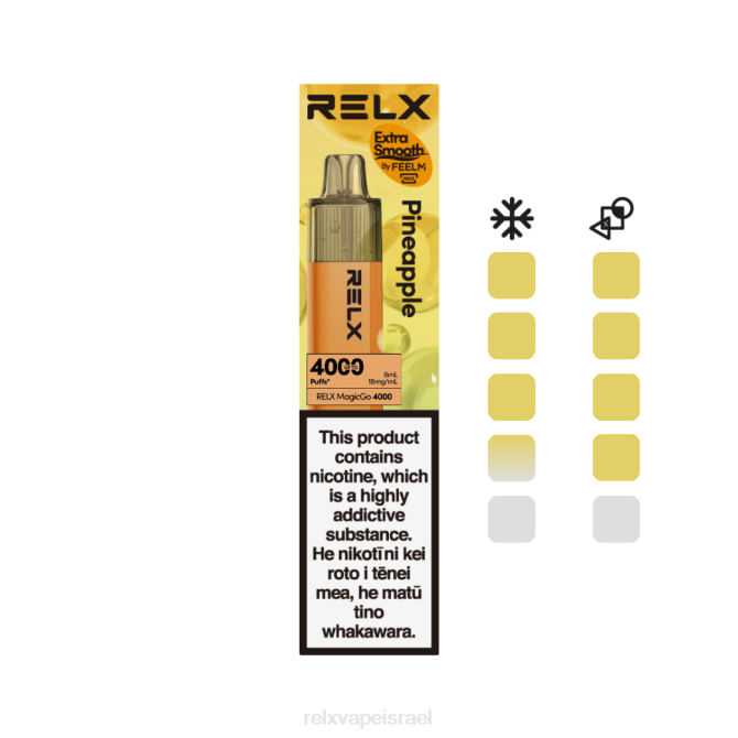 Relx Israel 6ZNJ1 RELX MagicGo 4000 וואפ חד פעמי אֲנָנָס