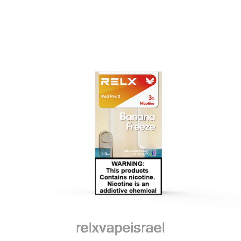 RELX Pods For Sale | RELX pod pro 2 - 3 תרמילים להקפיא בננה 20NZ0T89